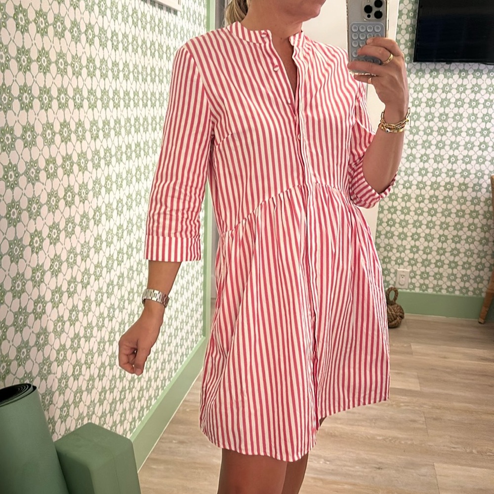 Johnnie-O Striped shirt dress